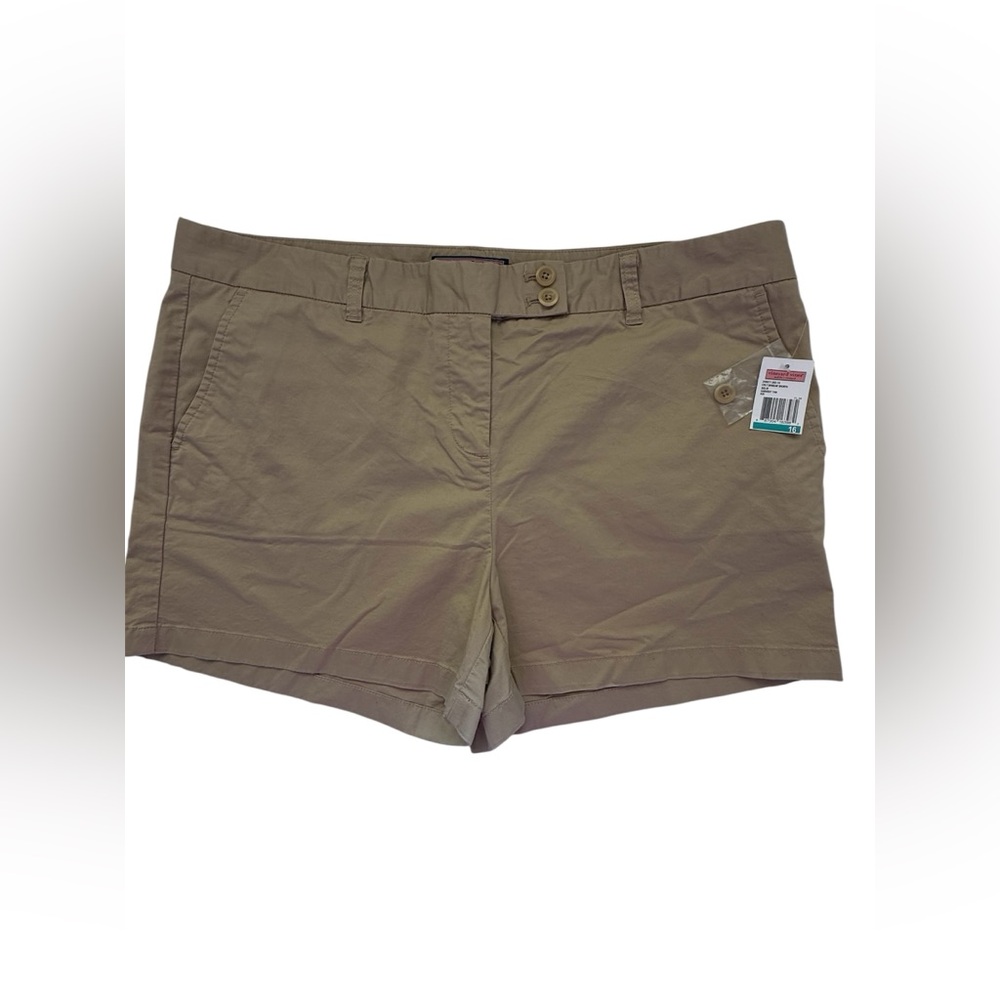 Vineyard Vines Women’s Tan DayBoat Shorts Size 16